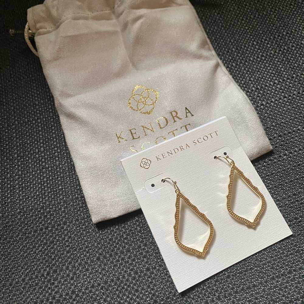 Kendra Scott Gold Drop Earrings